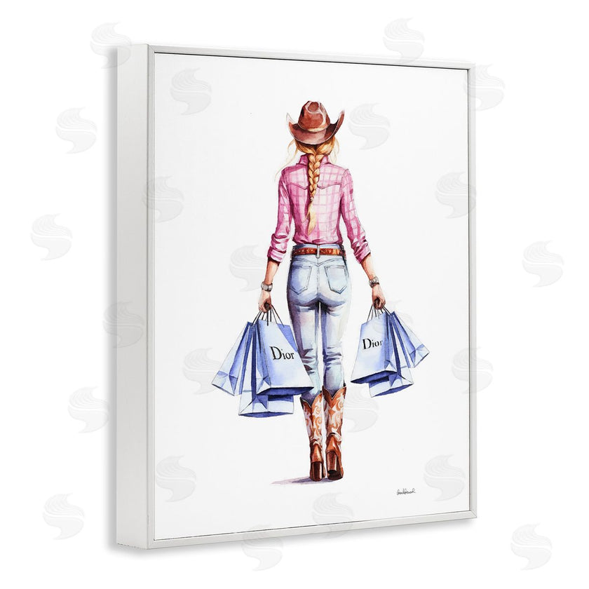Amanda Greenwood | Glam Cowgirl Pink Plaid