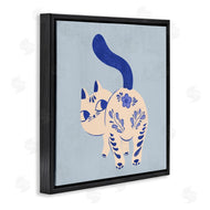 Carrie Cantwell | Purrcelin Patterned Cat