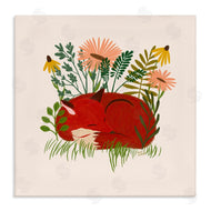 Carrie Cantwell | Sleeping Fox Among Daisies