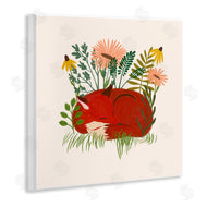 Carrie Cantwell | Sleeping Fox Among Daisies
