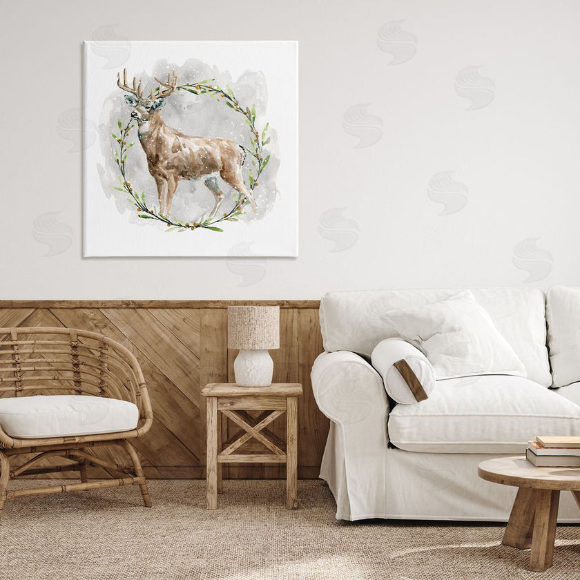 Carol Robinson | Rustic Deer with Wreath