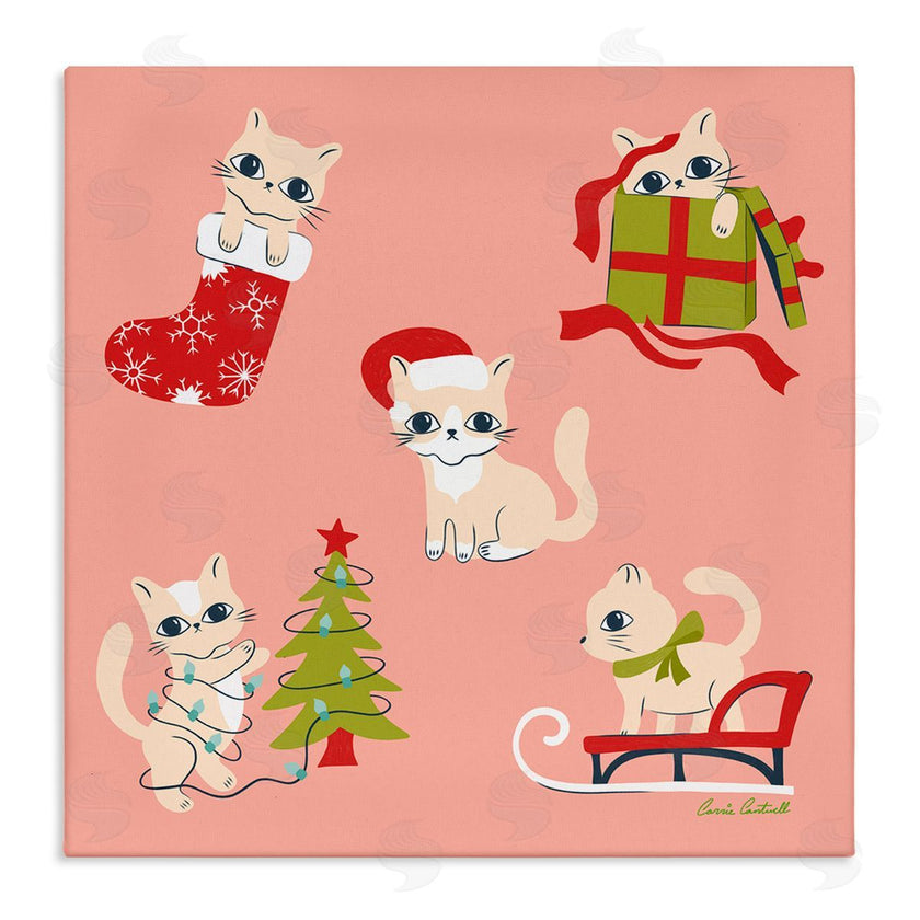 Carrie Cantwell | Festive Cats Cute Holidays