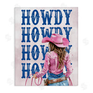 Lettered and Lined | Howdy Cowgirl with Lasso