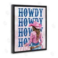 Lettered and Lined | Howdy Cowgirl with Lasso