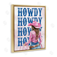 Lettered and Lined | Howdy Cowgirl with Lasso