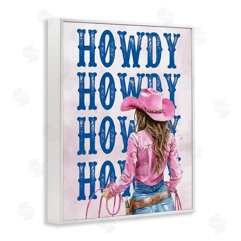 Lettered and Lined | Howdy Cowgirl with Lasso
