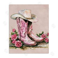 Lettered and Lined | Glam Bling Cowgirl Boots
