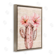 Lettered and Lined | Pastel Cactus with Blooms