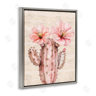 Lettered and Lined | Pastel Cactus with Blooms