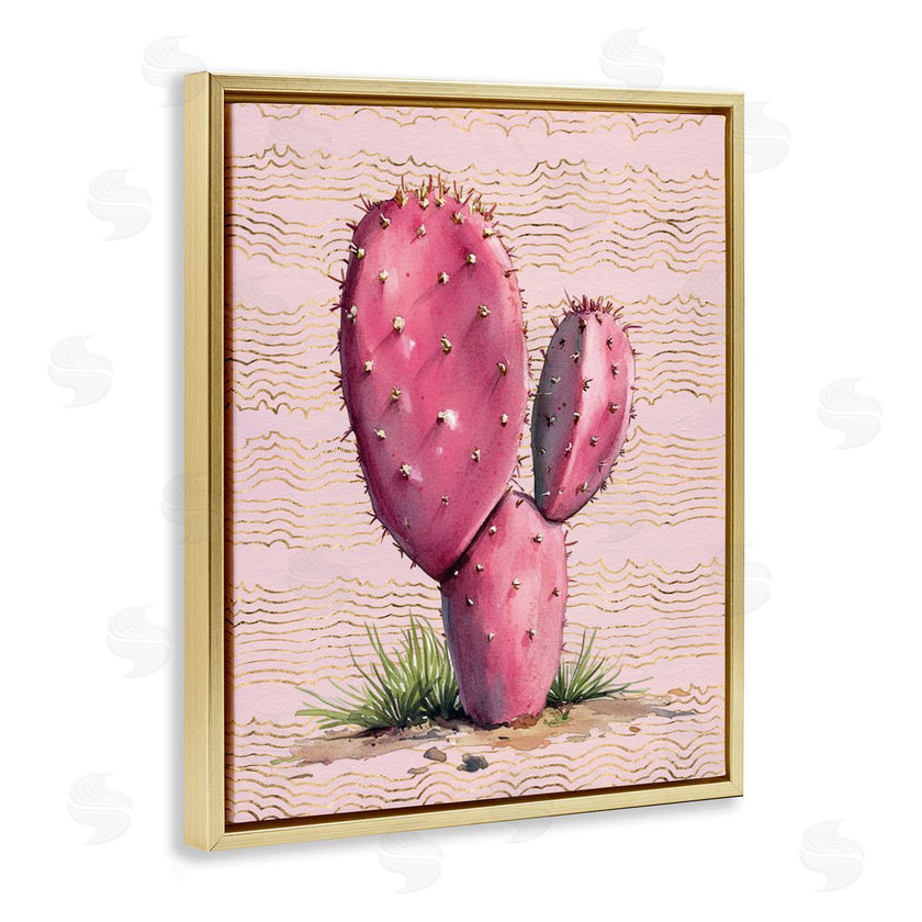 Lettered and Lined | Pink Prickly Pear Cactus