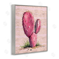 Lettered and Lined | Pink Prickly Pear Cactus