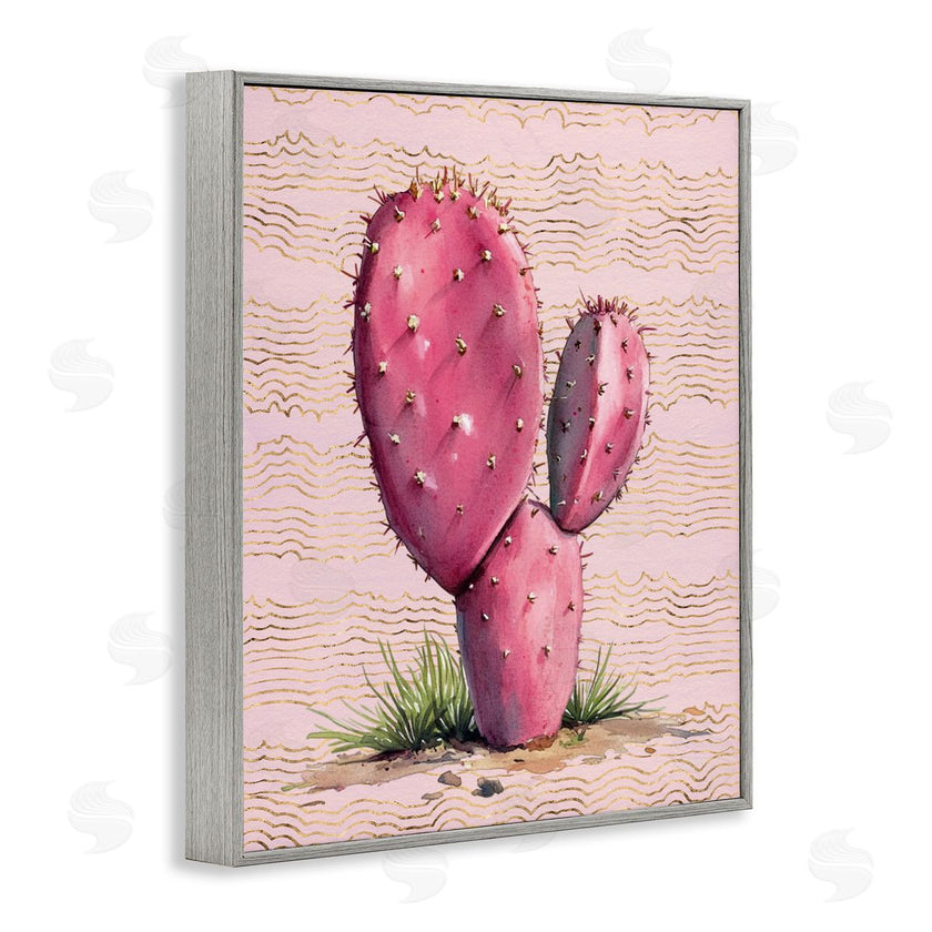 Lettered and Lined | Pink Prickly Pear Cactus