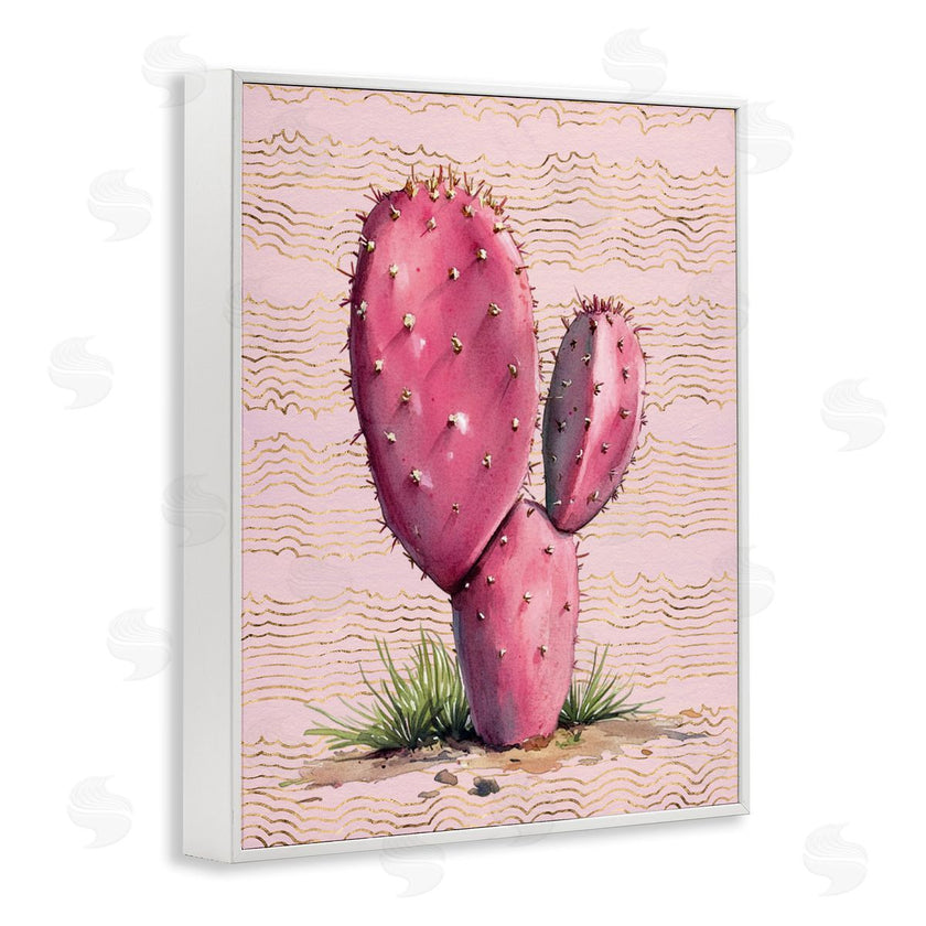 Lettered and Lined | Pink Prickly Pear Cactus