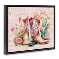 Lettered and Lined | Country Boots with Cacti