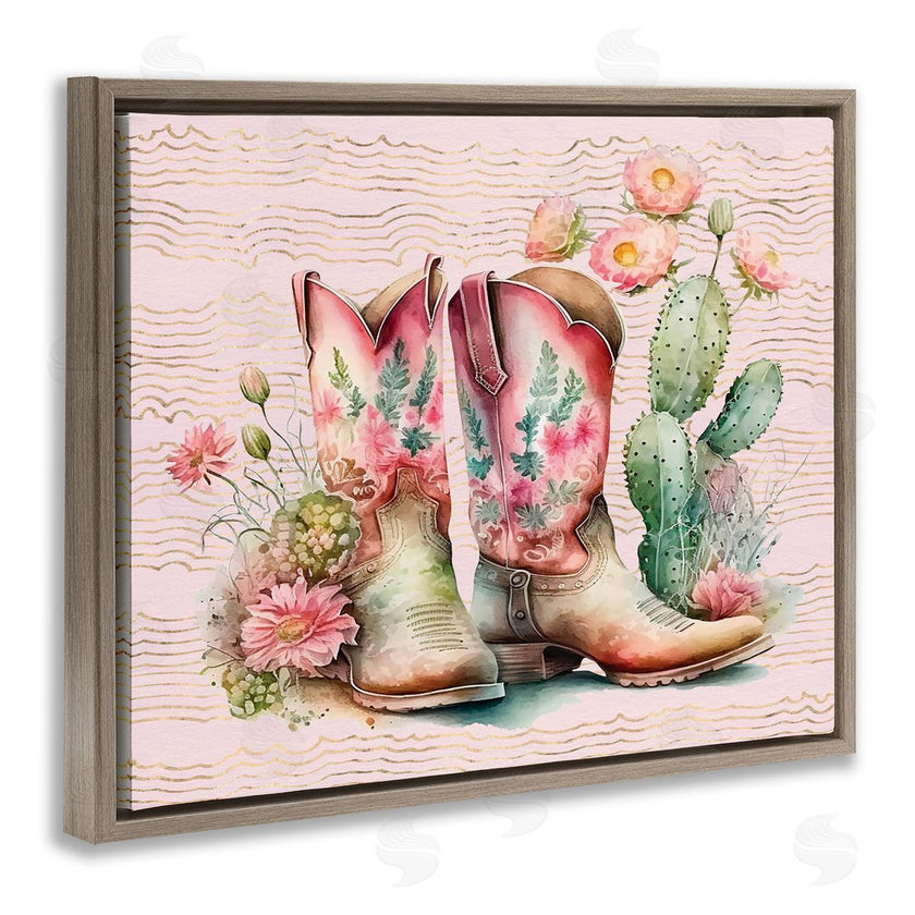 Lettered and Lined | Country Boots with Cacti