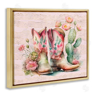 Lettered and Lined | Country Boots with Cacti