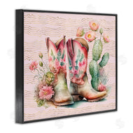 Lettered and Lined | Country Boots with Cacti