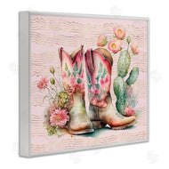 Lettered and Lined | Country Boots with Cacti