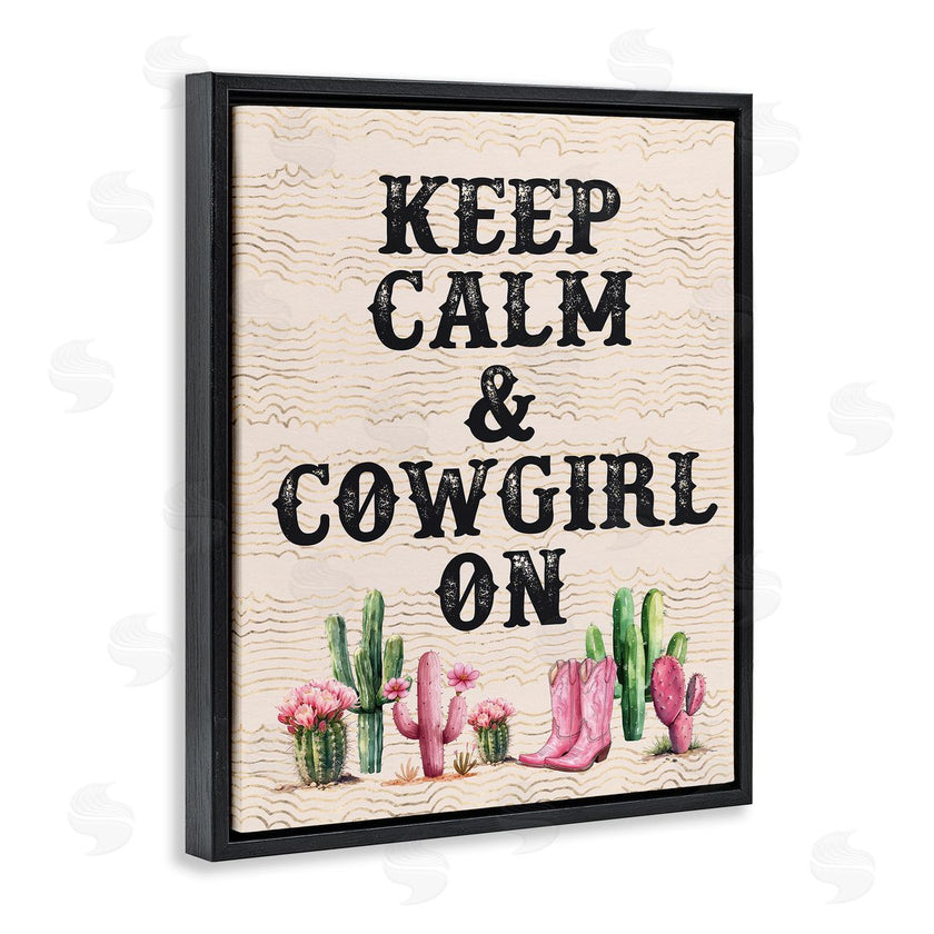 Lettered and Lined | Keep Calm & Cowgirl On
