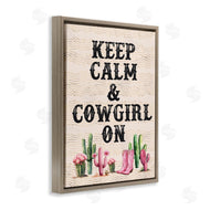 Lettered and Lined | Keep Calm & Cowgirl On