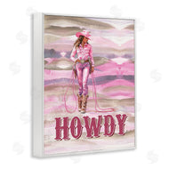 Lettered and Lined | Pastel Howdy Cowgirl