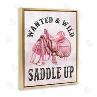 Lettered and Lined | Pink Saddle Up Cowgirl