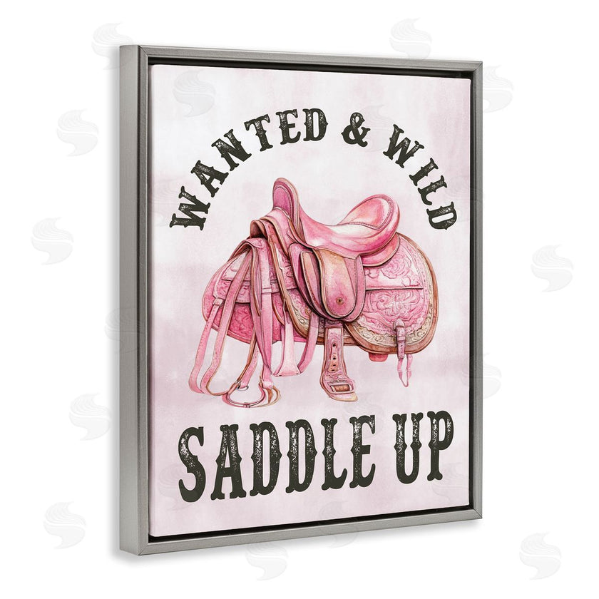 Lettered and Lined | Pink Saddle Up Cowgirl