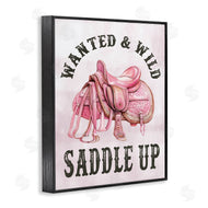 Lettered and Lined | Pink Saddle Up Cowgirl