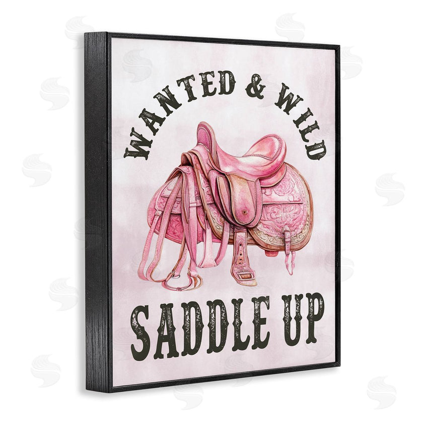 Lettered and Lined | Pink Saddle Up Cowgirl