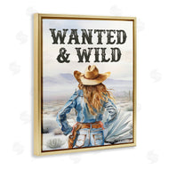 Lettered and Lined | Wanted & Wild Cowgirl