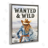 Lettered and Lined | Wanted & Wild Cowgirl