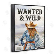 Lettered and Lined | Wanted & Wild Cowgirl
