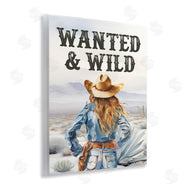 Lettered and Lined | Wanted & Wild Cowgirl
