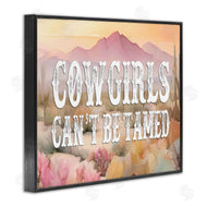 Lettered and Lined | Cowgirls Can't Be Tamed