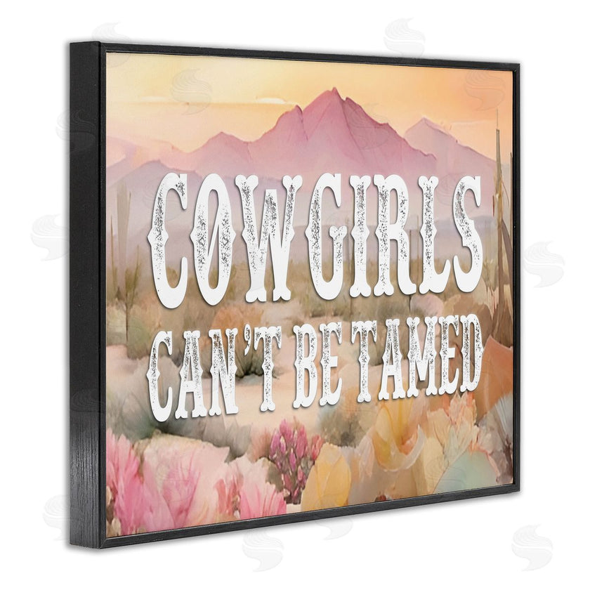 Lettered and Lined | Cowgirls Can't Be Tamed