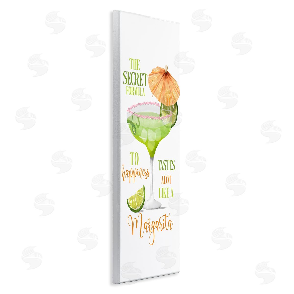Fun Margarita Expression Wood Plaque Wall Art, Home Decor by Deane Beesley