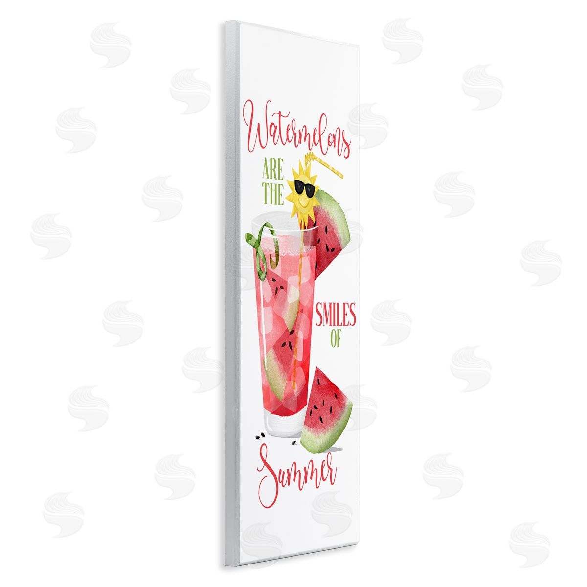 Summer Watermelon Sentiment Wood Plaque Wall Art, Home Decor by Deane Beesley