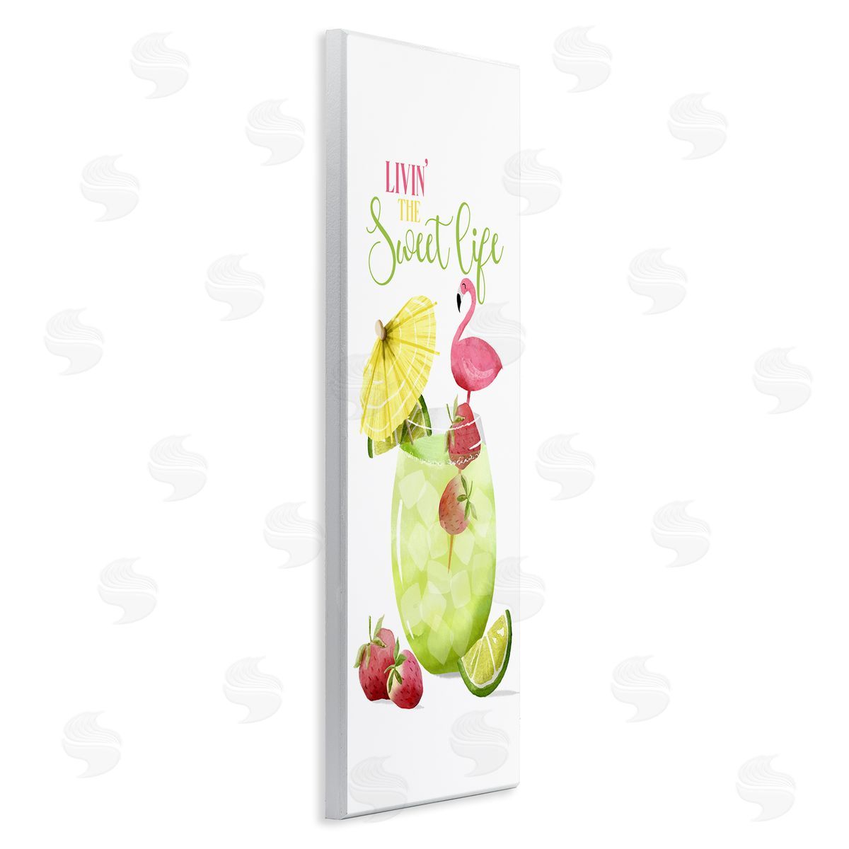Sweet Life Summer Drink Wood Plaque Wall Art, Home Decor by Deane Beesley