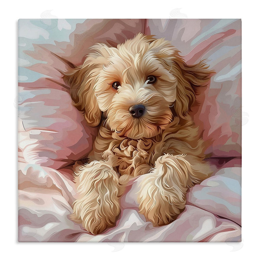 Jim Baldwin | Cuddling Labradoodle Bed