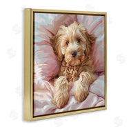 Jim Baldwin | Cuddling Labradoodle Bed