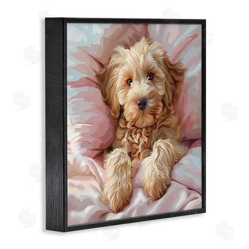 Jim Baldwin | Cuddling Labradoodle Bed