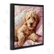 Jim Baldwin | Sleepy Labradoodle in Bed
