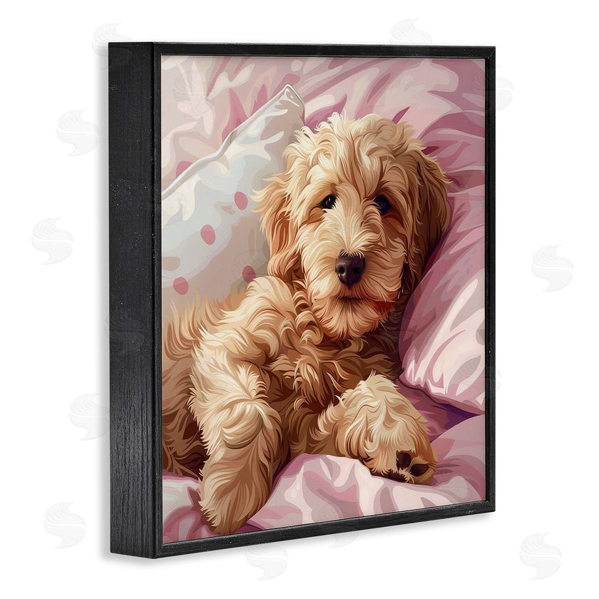 Jim Baldwin | Sleepy Labradoodle in Bed