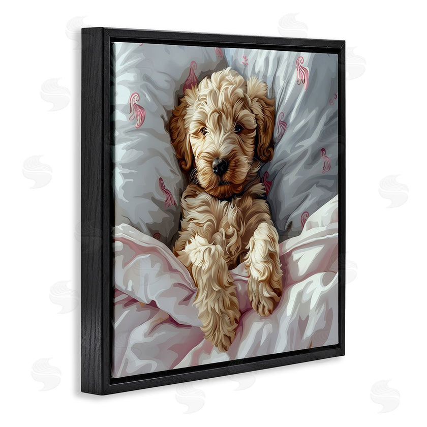 Jim Baldwin | Nap Time Cuddling Labradoodle