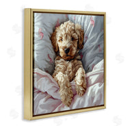 Jim Baldwin | Nap Time Cuddling Labradoodle