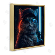 Jim Baldwin | Sci-Fi Cat with Glowing Saber