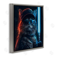 Jim Baldwin | Sci-Fi Cat with Glowing Saber