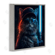 Jim Baldwin | Sci-Fi Cat with Glowing Saber