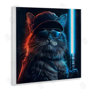 Jim Baldwin | Sci-Fi Cat with Glowing Saber