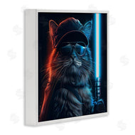 Jim Baldwin | Sci-Fi Cat with Glowing Saber